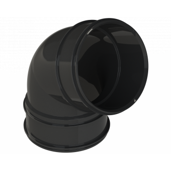 S2000 BEND (2XSCKT);4\"/110MM 67.5DEG BLK