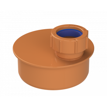 DRAIN WASTE PIPE ADAPTOR; 4\"/110MM