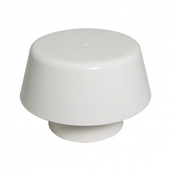 FLOPLAST RING-SEAL SOIL EXTRACT COWL; 4\"/110MM WHITE