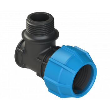 POLYFAST REDUCING MALE ELBOW;32MM X 1\"