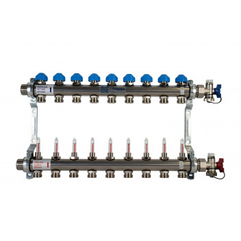 UFH S/S EUROCONE MANIFOLD; 9 PORT