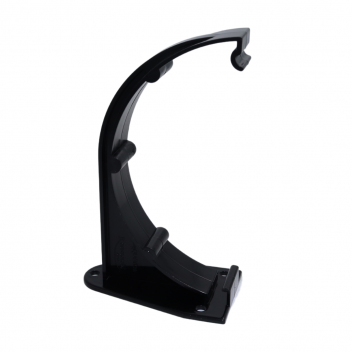 E.TUPLING 150MM GUTTER BRACKET HALF ROUND KOMMERCIAL BLACK