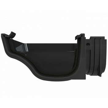 OGEE EXTRA 90 DEG EXTERNAL ANGLE; BLACK
