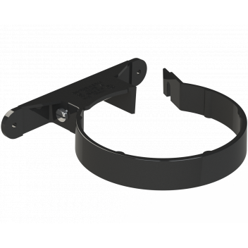 POLYPIPE RING-SEAL PIPE CLIPS (PLASTIC);4\"/110MM BLK