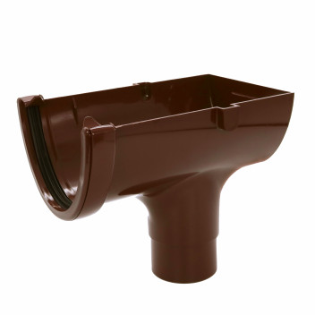 FLOPLAST HI-CAP STOPEND OUTLET 68MM; BROWN