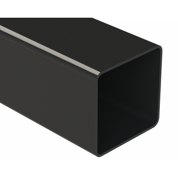 DPSQ65 SQUARE DOWNPIPE; 4M BLACK