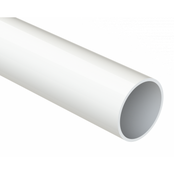 S/WELD OVERFLOW PIPE; 3M LENGTH WHITE