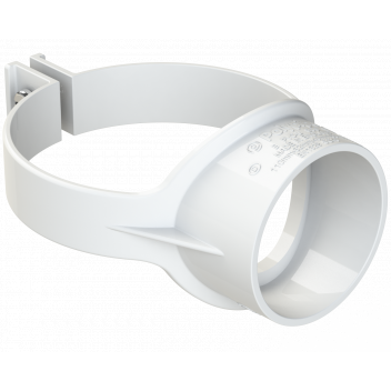 POLYPIPE RING-SEAL STRAPBOSS(OPEN);BACKFIX 4\"/110 WT