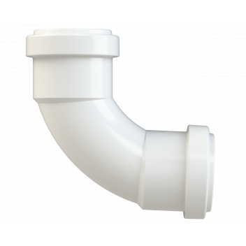 PUSHFIT SWEPT BEND 91.25DEG; 40MM WHITE