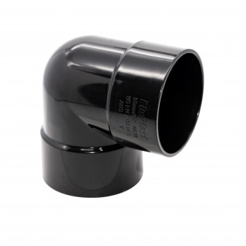 FLOPLAST S/WELD KNUCKLE BEND 90 DEG; 50MM BLACK