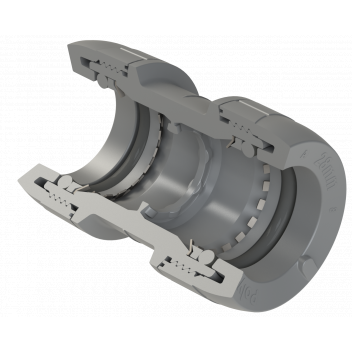 POLYPLUMB STRAIGHT COUPLER; 28MM