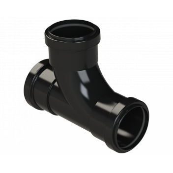 PUSHFIT SWEPT TEE 91.25DEG; 50MM BLACK