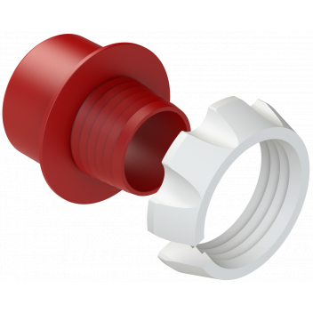 POLYFAST RED PE ADAPTOR SET;50MM X 1 1/2