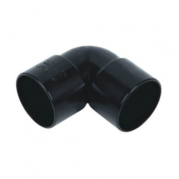 E.TUPLING SOLVENT WASTE 90DEG BEND - 40MM - BLACK