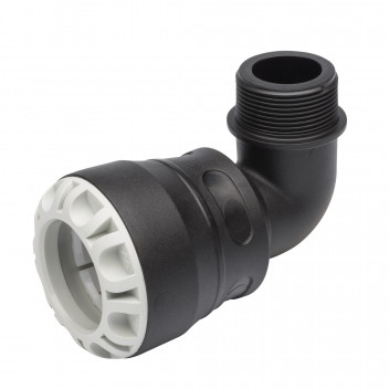 PLASSON PUSHFIT MALE ELBOW - 20MM X 1/2\"