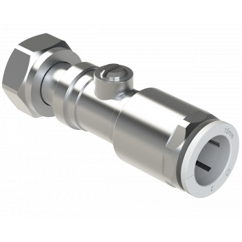 POLYFIT CHROMEPLATED SERV VALVE/TAP CONN