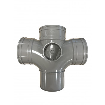 E.TUPLING SOLVENT SOIL 92.5DEG DOUBLE BRANCH - SOLVENT GREY