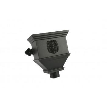 105MM ROUND CAST IRON EFFECT BATH HOPPER LION