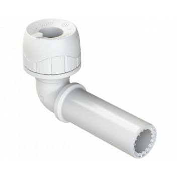 POLYPLUMB ENHANCED - 10X15MM SPIGOT ELBOW - WHITE