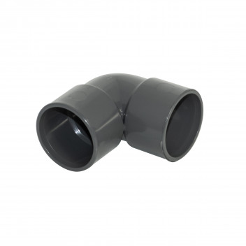 FLOPLAST S/WELD KNUCKLE BEND 90 DEG; 40MM ANTHRACITE GREY AG