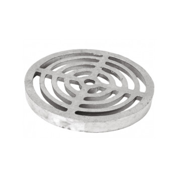 DRAIN BOTTLE GULLY - ROUND ALUM GRID