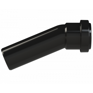 PUSHFIT SOIL BOSS BEND 157.5D;32MM BLACK