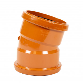 FLO UNDERGRD BEND 15DEG (2XSCKT); 110MM