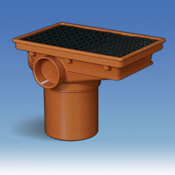 E.TUPLING 110MM UG RECTANGULAR HOPPER INCL GRID