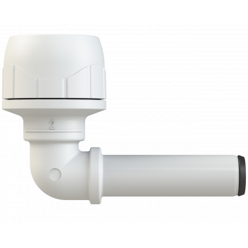 POLYPLUMB ENHANCED - 10MM SPIGOT ELBOW - WHITE