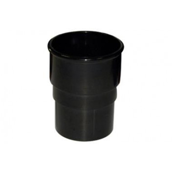 E.TUPLING 68MM ROUND DOWNPIPE SOCKET - BLACK