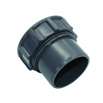 FLOPLAST S/WELD ACCESS STOP END PLUG; 40MM ANTHRACITE GREY AG