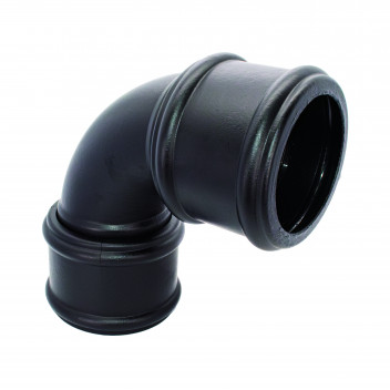 110MM CI EFFECT BEND 92.5(2XSCKT);BK