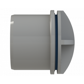 S/WELD SCREWED ACCESS STOP END PLUG; 32MM GREY