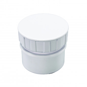 FLOPLAST S/WELD ACCESS STOP END PLUG; 50MM WHITE
