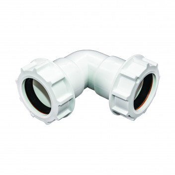 FLO UNI KNUCKLE BEND 90 DEG; 32MM WHT