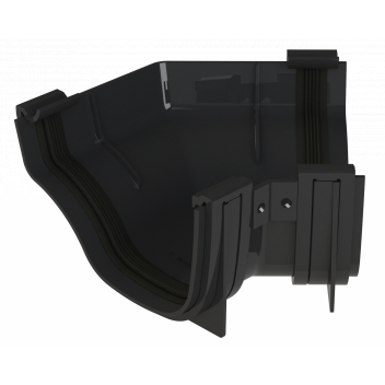 OGEE EXTRA 135 DEG EXTERNAL ANGLE; BLACK