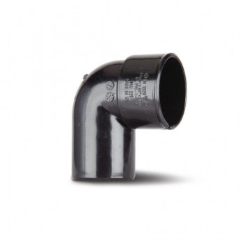 POLYPIPE S2000 50MM MUPVC 90DEG CONVERSION BEND - BLACK
