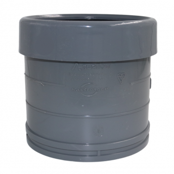 E.TUPLING 4\" SOIL SINGLE-SOCKET COUPLER - GREY