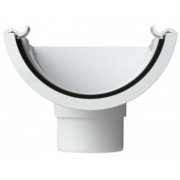 RWHR112 SHORT STOP END OUTLET; WHITE