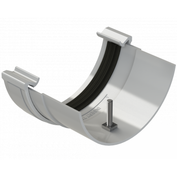 RW FITTS PLASTIC-METAL GUTT ADAPTOR;GREY