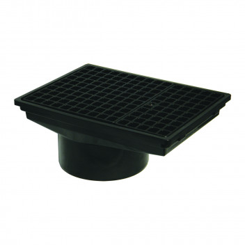 FLO U/GRD RECT HOPPER & GRID; 110MM