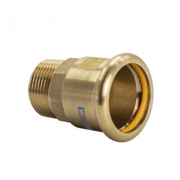 WATERGAS COPPER PRESS - MALE ADAPTOR - 35MM X 1 1/4\"
