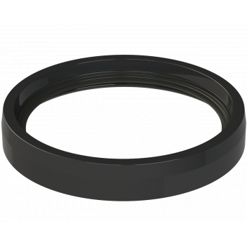 POLYPIPE 82MM SOLVENT SOIL RING SEAL ADAPTOR BLACK