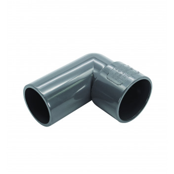 FLOPLAST S/WELD SWIVEL BEND 90 DEG; 32MM ANTHRACITE GREY AG