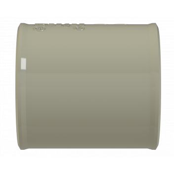 POLYPIPE S2000 40MM MUPVC STRAIGHT COUPLING - SOLV GREY