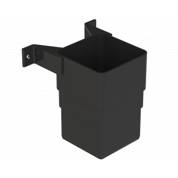 DPSQ65 PIPE CONNECTORS; OFFSET BLACK