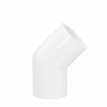 E. TUPLING OVERFLOW 90 DEG KNUCKLE BEND 21.5MM - WHITE