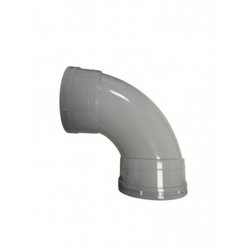 E.TUPLING SOLVENT SOIL 92.5DEG DOUBLE-SOCKET BEND - SOLVENT GREY