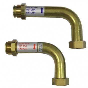 UFH MANIFOLD BENDS (90 DEG) (PAIR)