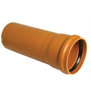 E.TUPLING 110MM UNDERGROUND DRAINAGE PIPE - 3M - SINGLE-SOCKET